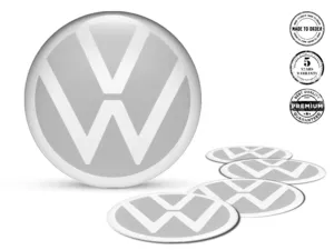 VW Felgenaufkleber Ausgabe Harz-Dome-Stil